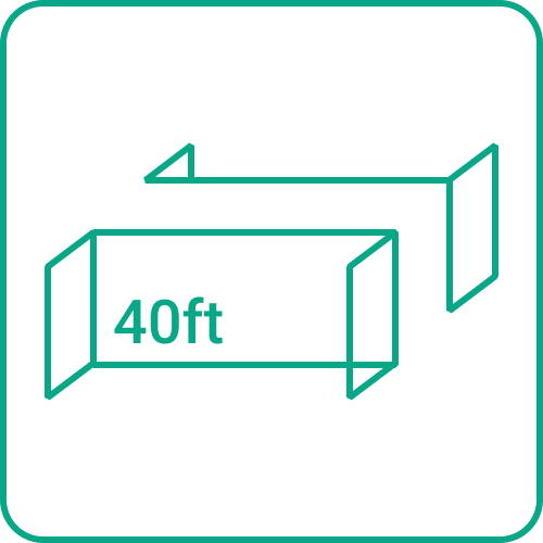 40ft double door
