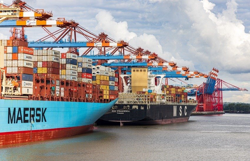 containers, vessels, port
