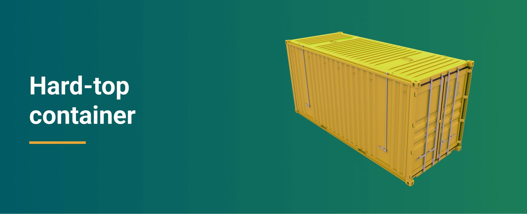 Hard top container