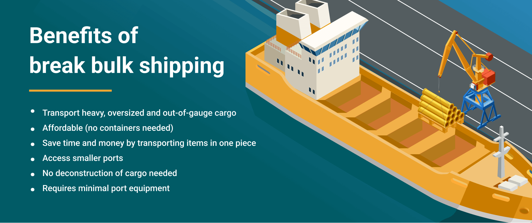 Benefits of break bulk shipping