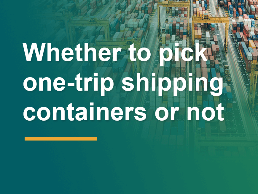 one trip container meaning