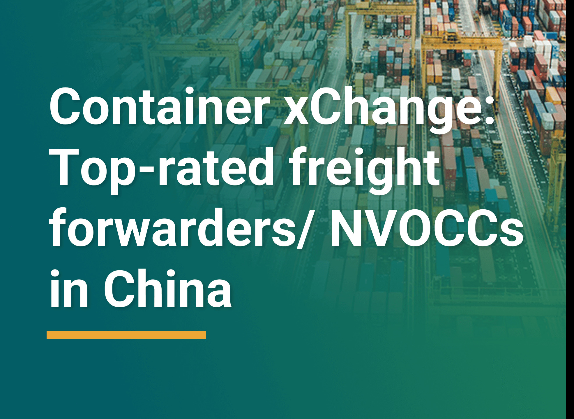 Top freight forwarders/NVOCCs in China [2022 list]