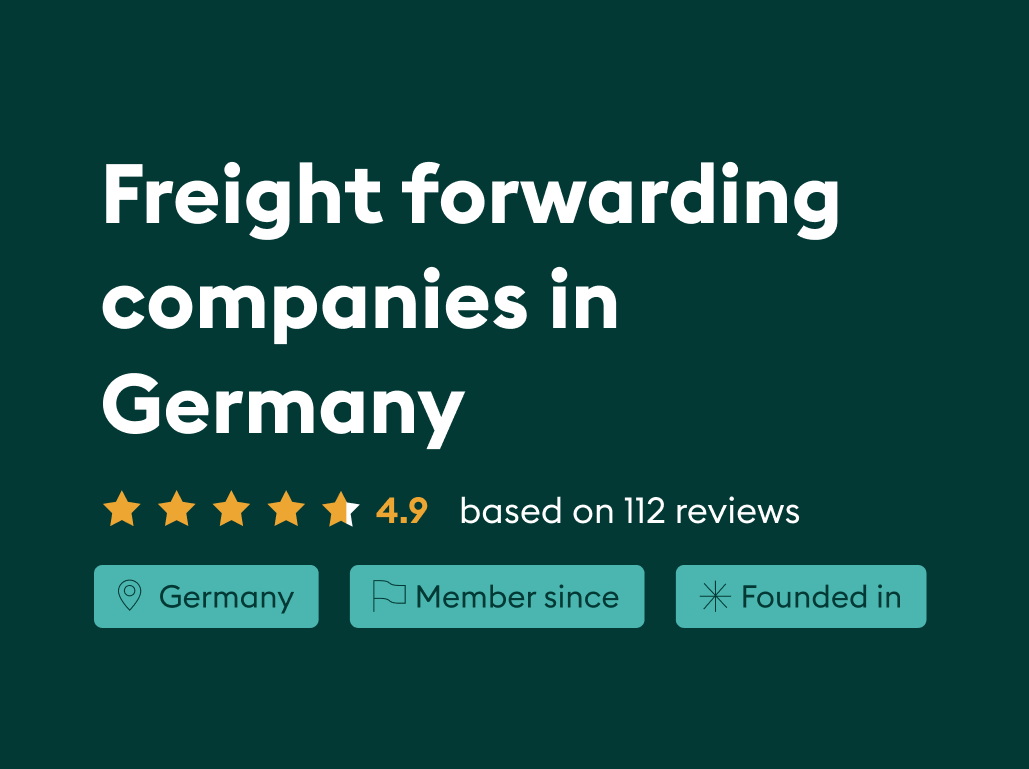 Freight forwarding companies in Germany