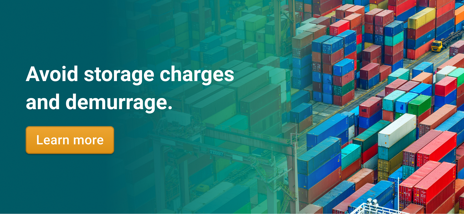 Demurrage and storage charges