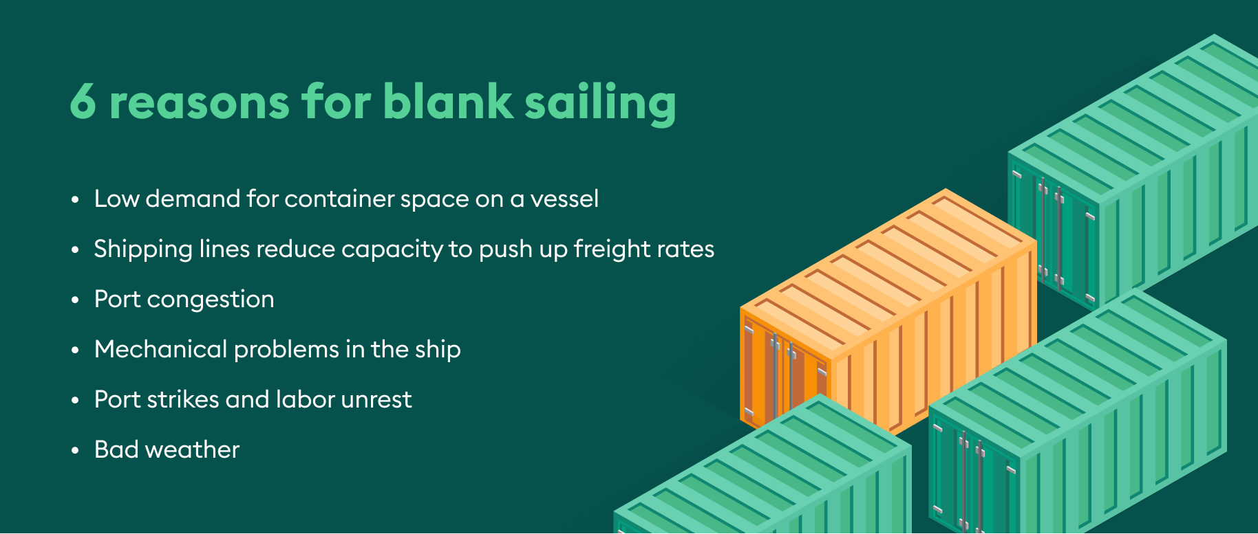 reasons for blank sailings