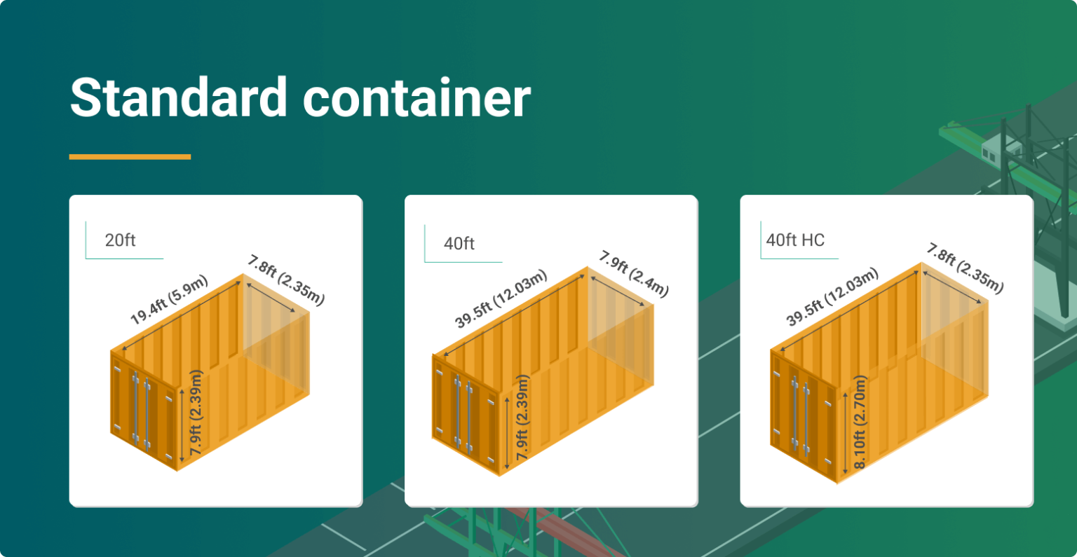 Shipping container sizes [your 2022 guide to types & uses]