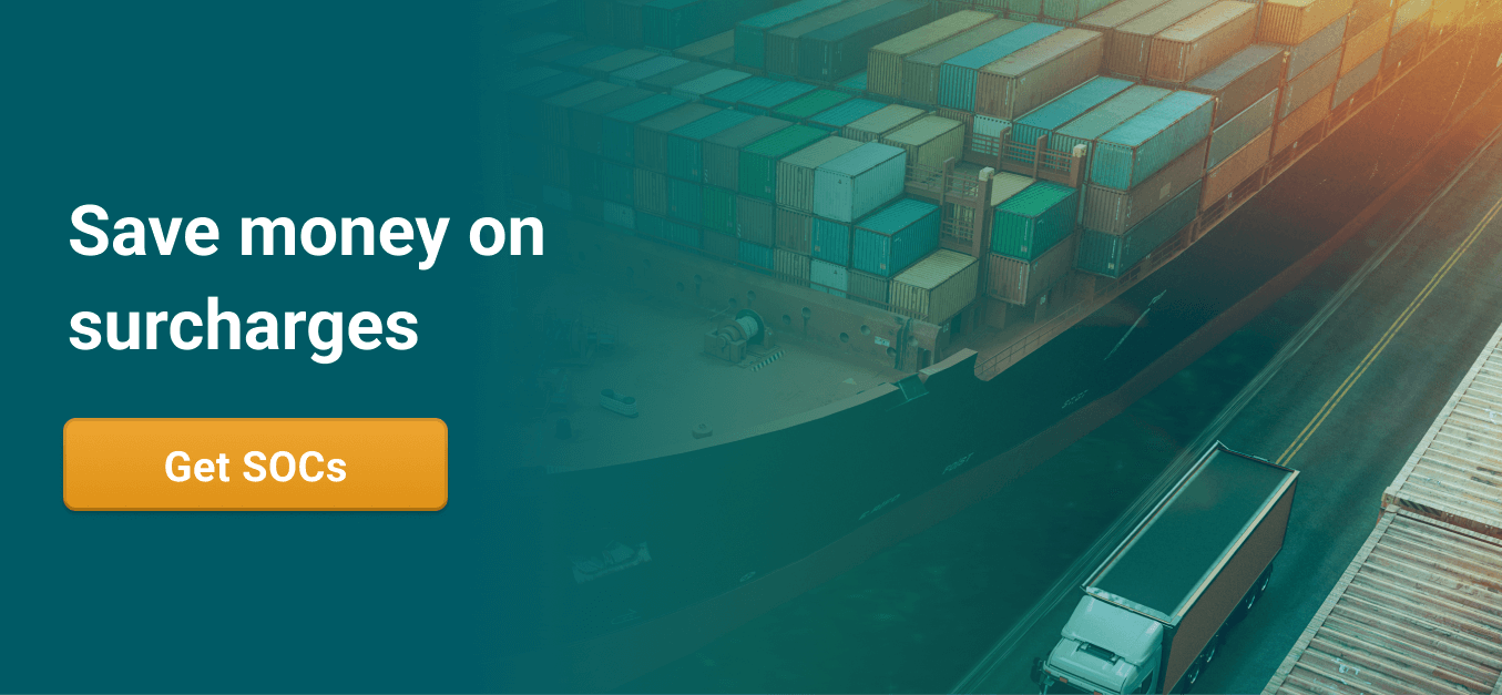 save extra costs from a rolled container with SOCs