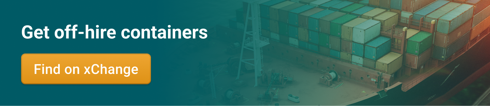 Get off-hire containers