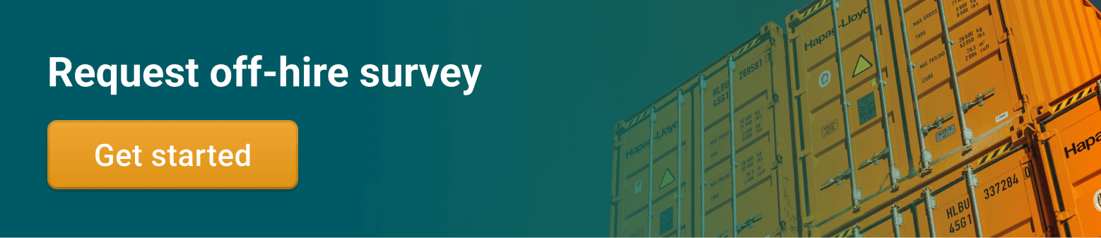 Request off-hire survey