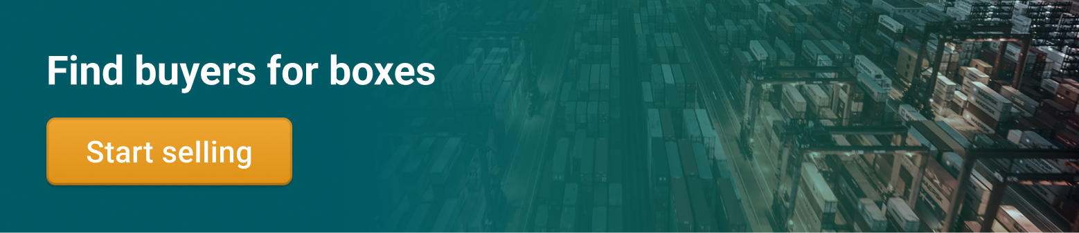 Find container buyers for trading