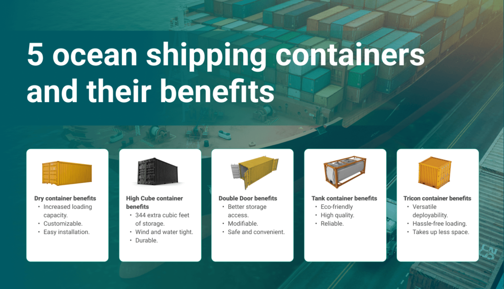 benefits of ocean containers