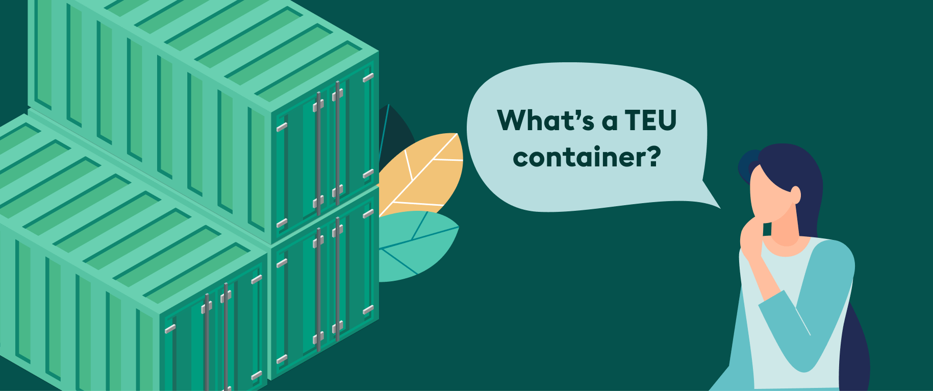What's a TEU shipping container?
