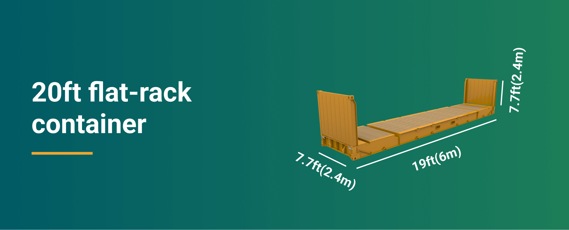 flatrackcontainer dimensions