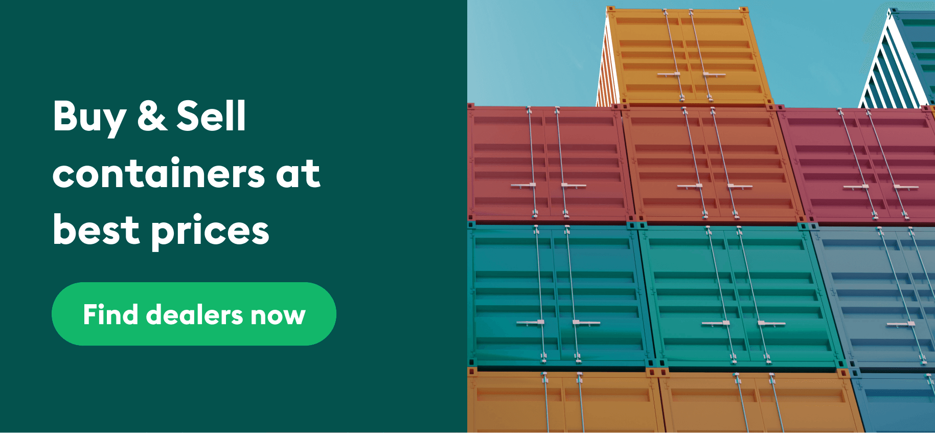 Want to buy or sell shipping containers? Get best prices here