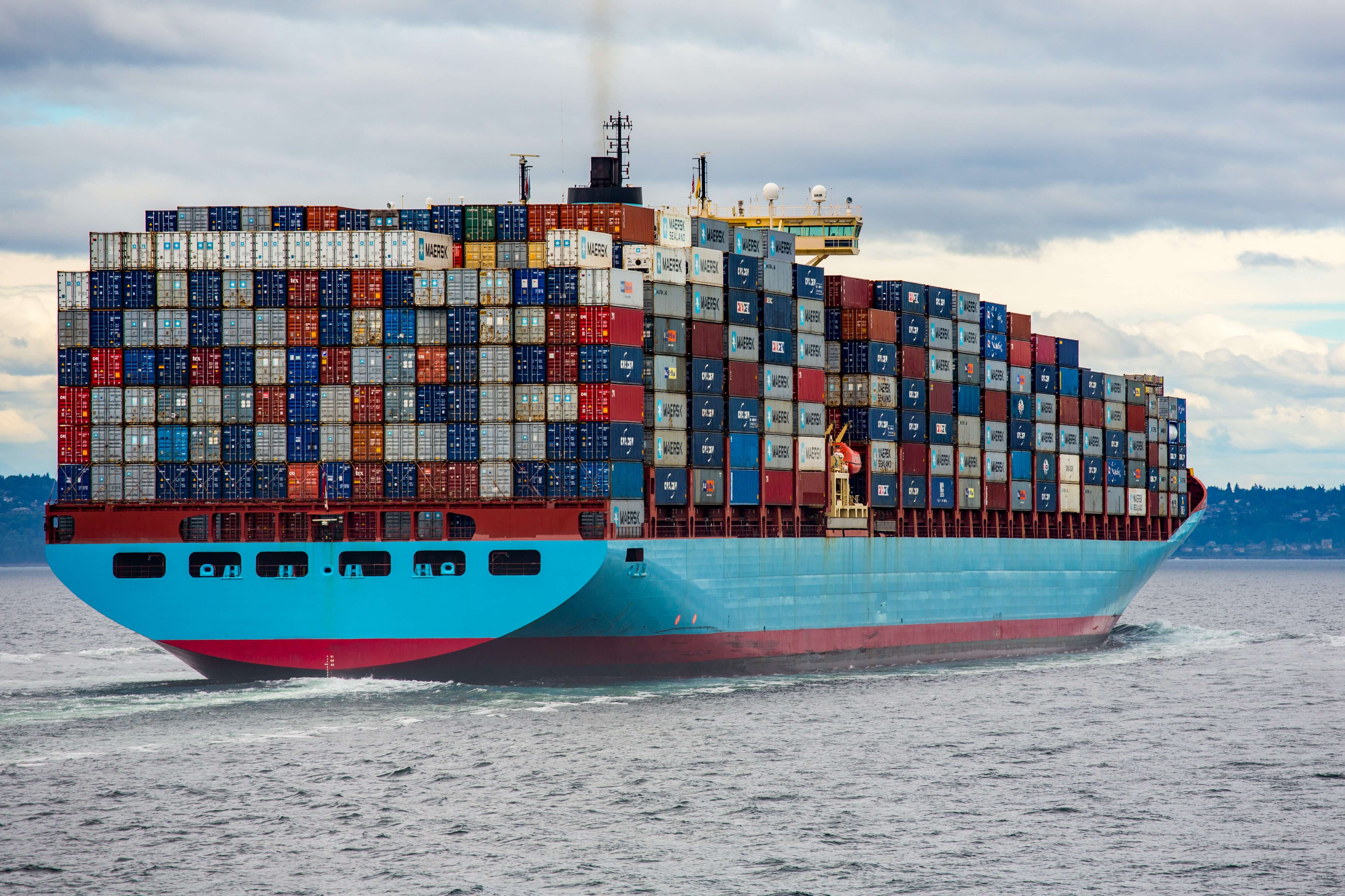 Maersk Shipping Containers