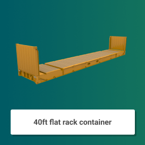 40ft flat rack lp