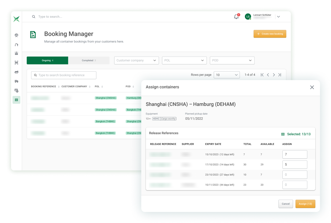 Container Control Container xChange