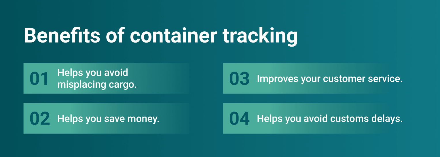 benefits of container tracking