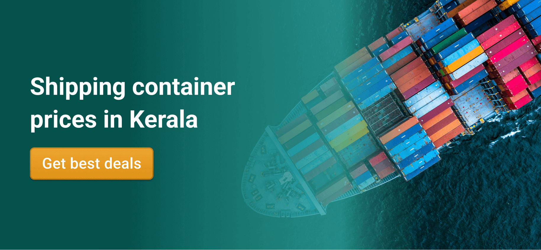 Shipping container price in Kerala