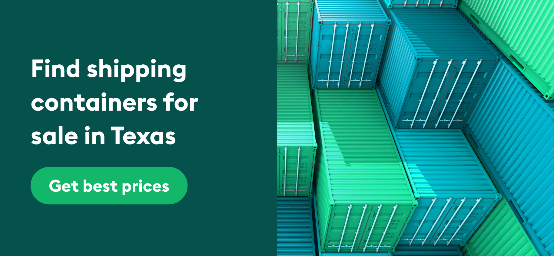 Shipping Containers for Sale Texas 20', 40', 40HC and more