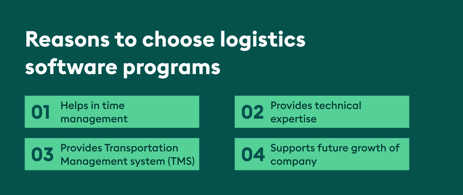 logistics software programs