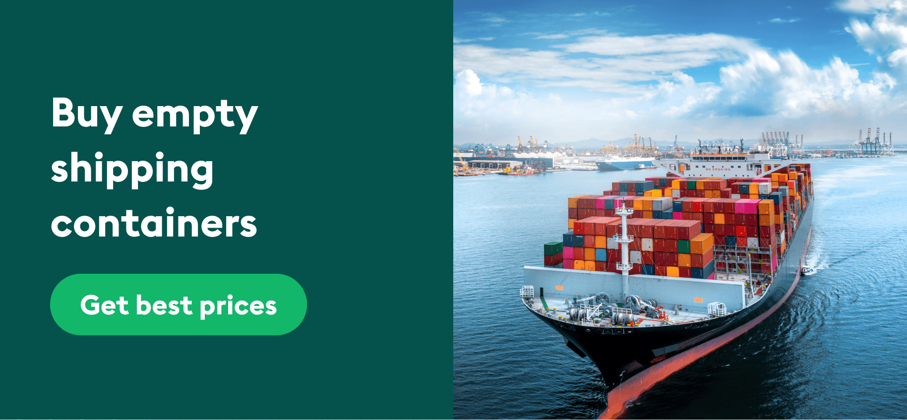 Need an empty shipping container? Find the best price ['24]
