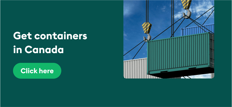 Buy shipping containers in Canada