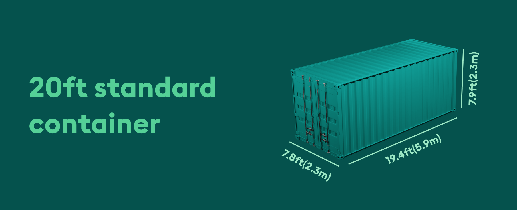 Rent 20ft Standard Storage Container