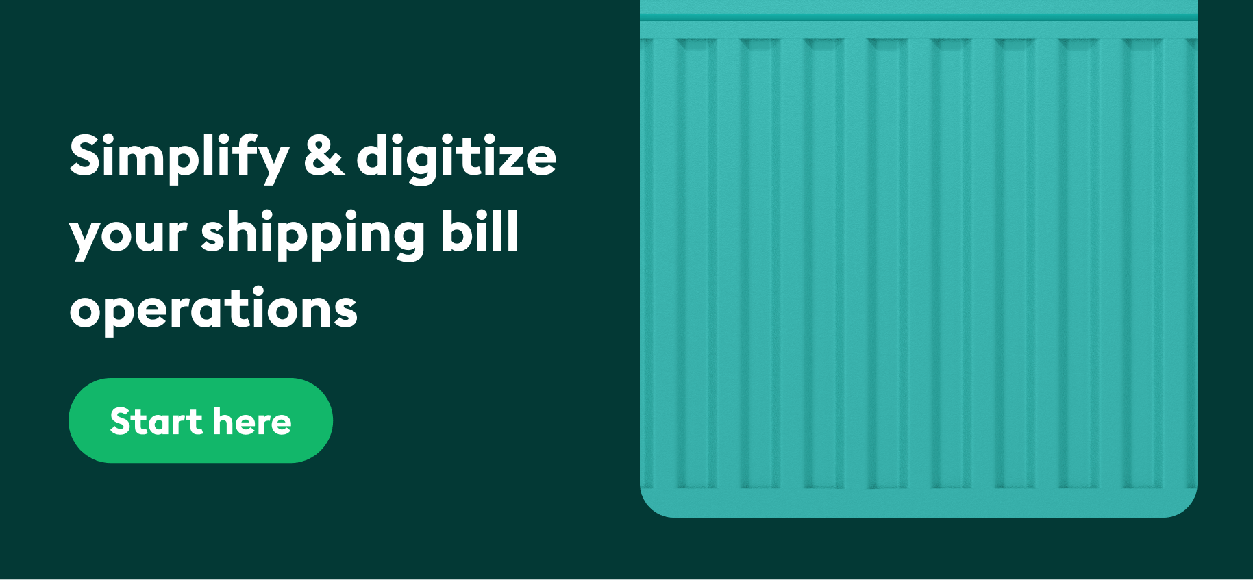shipping bill big banner