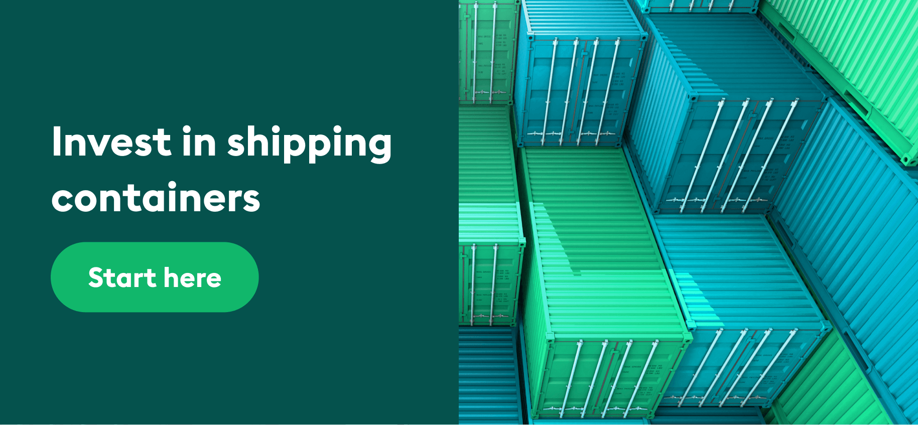 Invest in shipping containers