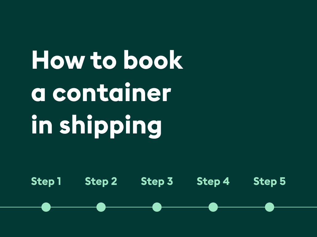 How to book a container in shipping