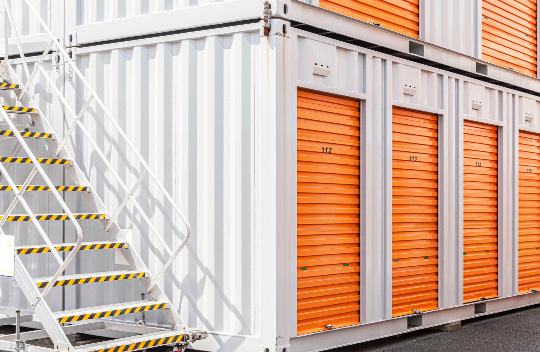 Shipping container storage facility