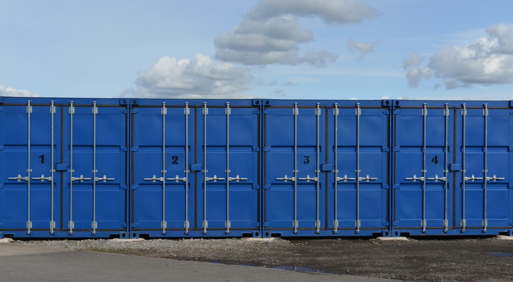 Shipping container storage facility