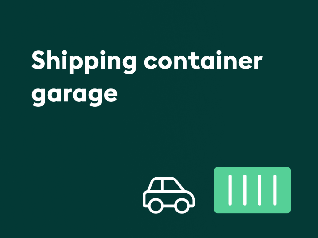 Shipping Container Garage