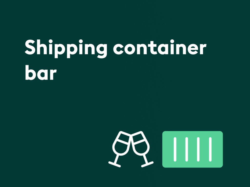 Shipping container bar guide