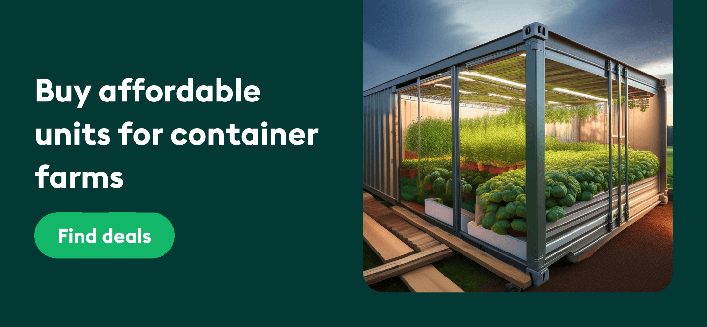 Buy containers for farm projects